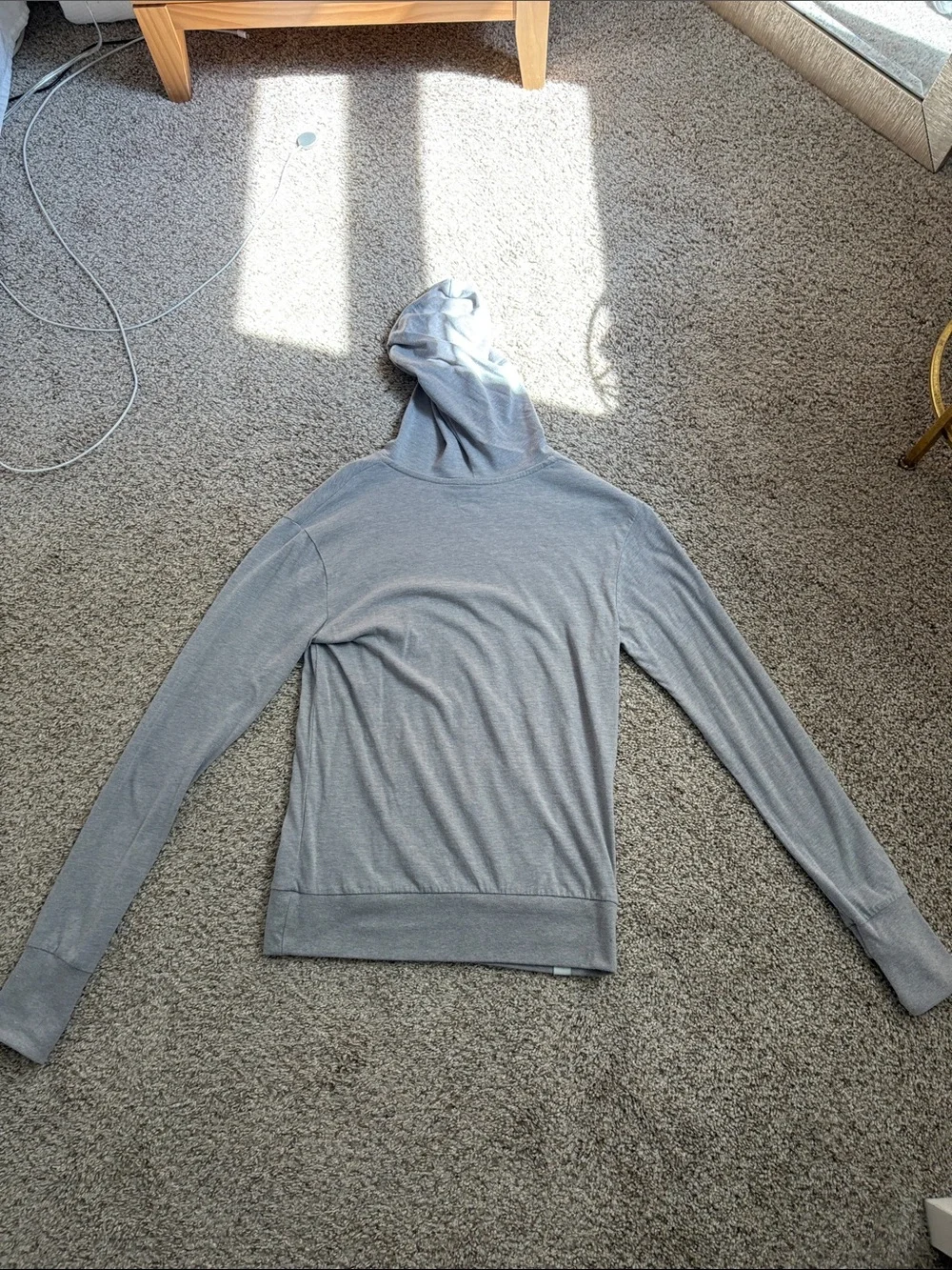 Beach Happy Men's Gray Hooded Sweater